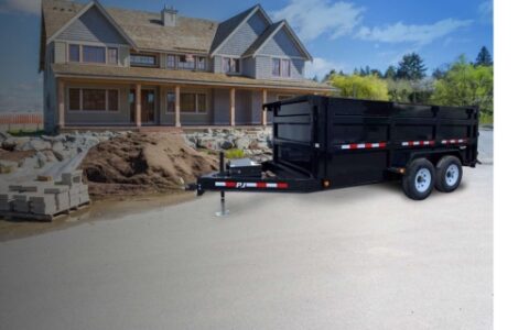 Furniture and household junk being loaded for removal